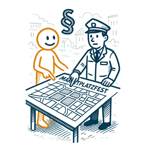 Safestage Maskottchen plant mobile Videoüberwachung mit Behörden